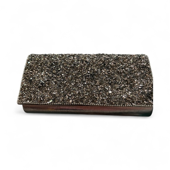 Elegant Black Crystal Clutch - Picture 1 of 3